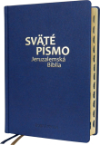 Jeruzalemská Biblia, veľký formát, modrá, zlatá oriezka, 2022