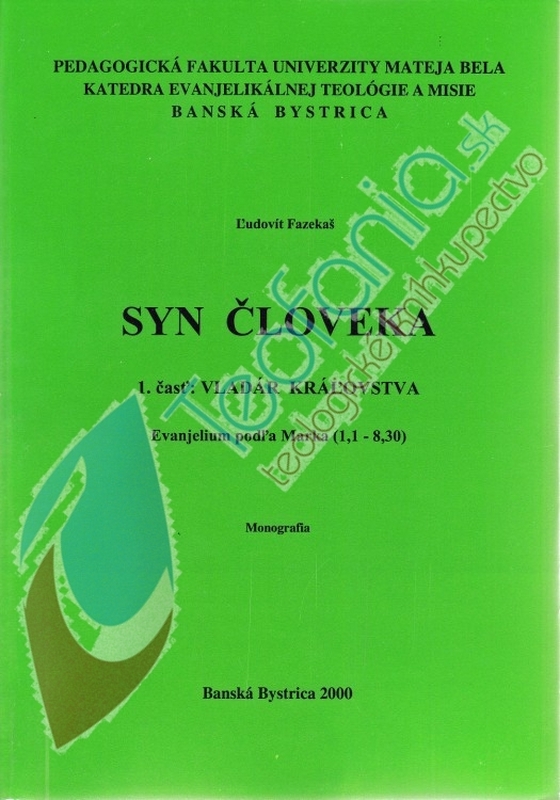 Marek; Syn človeka I. - Vladár kráľovstva Mk1-8