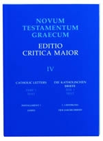 Novum Testamentum Graecum Editio Critica Maior, Band IV/1