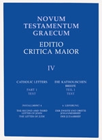 Novum Testamentum Graecum Editio Critica Maior, Band IV/4