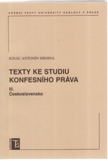 Texty ke studiu konfesního práva III. Československo