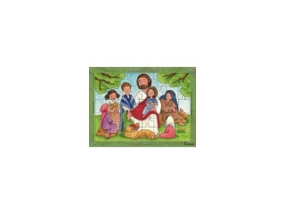 Puzzle Ježíš s dětmi 