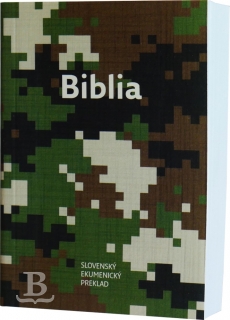 Biblia slovenská, ekumenický preklad, vreckový formát, armádny vzor, 2018
