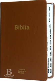 Biblia slovenská, ekumenický preklad, štandardný formát, koža, 2018