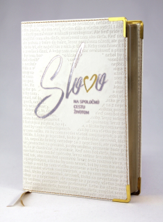 Svadobná Biblia, ekumenický preklad, edícia SLOVO, 2020, biela so srdcom, s DT 