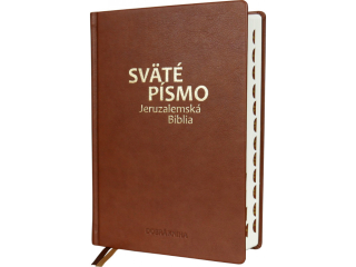 Jeruzalemská Biblia, veľký formát, hnedá, zlatá oriezka, 2022
