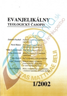 Evanjelikálny teologicý časopis 1/2002