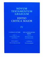 Novum Testamentum Graecum Editio Critica Maior, Band IV/2